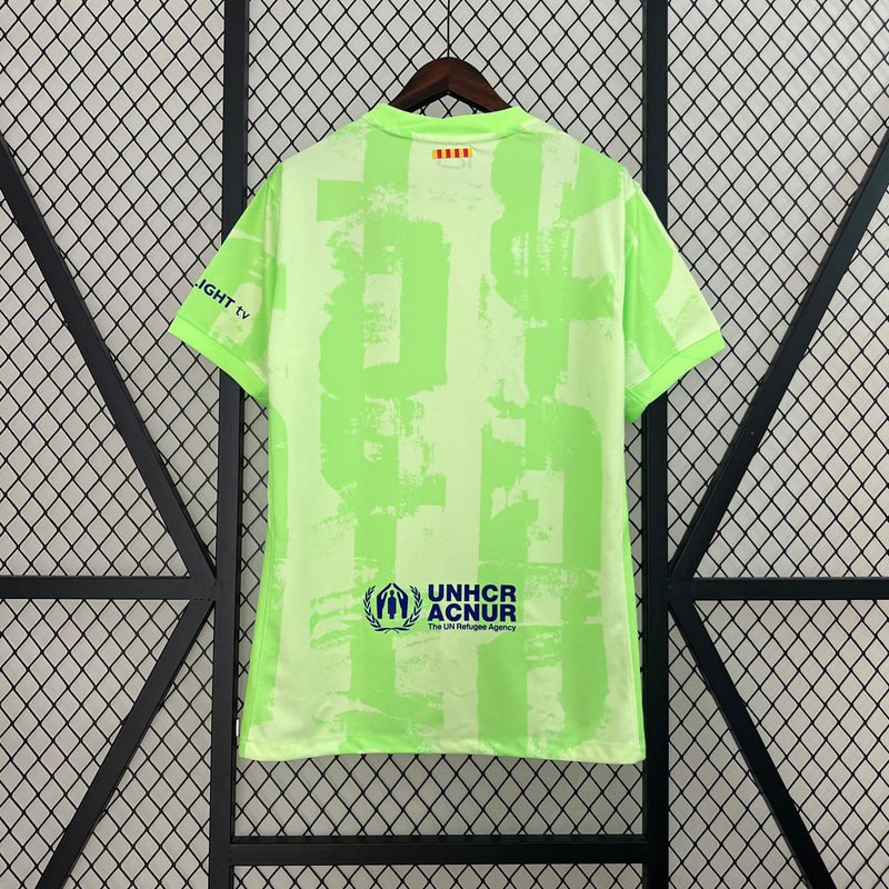 Camisa Barcelona Third 24/25 s/n° Torcedor Masculino - Verde e Branco