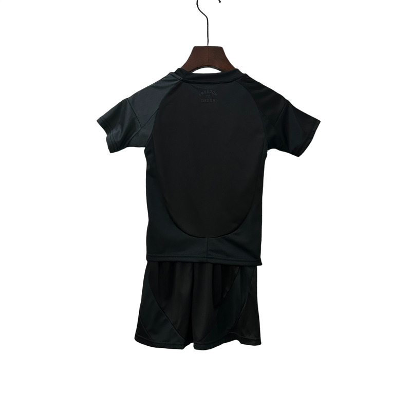 Conjunto Infantil Inter Miami Away 25/26 Adidas - Preta