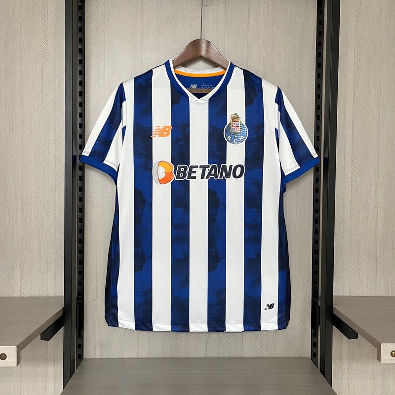 Camisa Porto Home 24/25 Torcedor New Balance Masculina - Azul