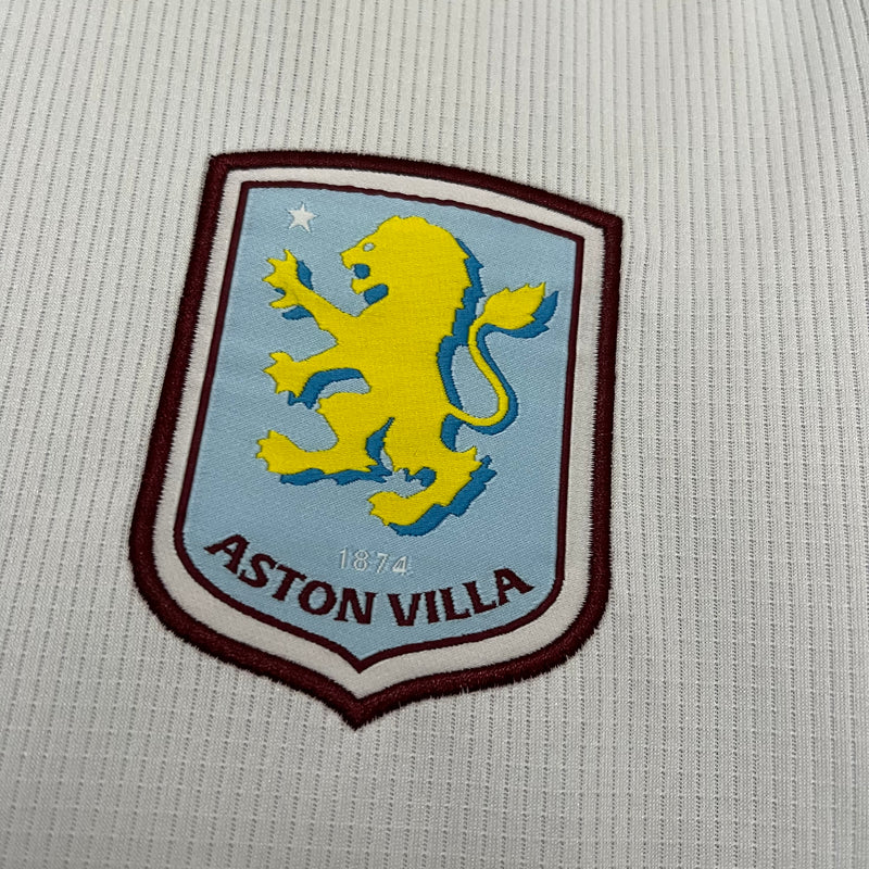 Camisa Aston Villa Away 24/25 s/n° Torcedor Adidas Masculina - Branca