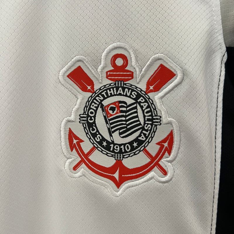 Camisa Corinthians Home 24/25 s/n° Torcedor Nike Feminina - Branca