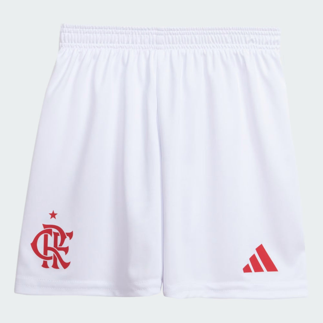 Conjunto Infantil Flamengo Home 25/26 Adidas - Vermelha e Preta