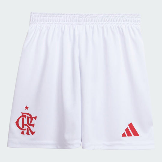 Conjunto Infantil Flamengo Home 25/26 Adidas - Vermelha e Preta