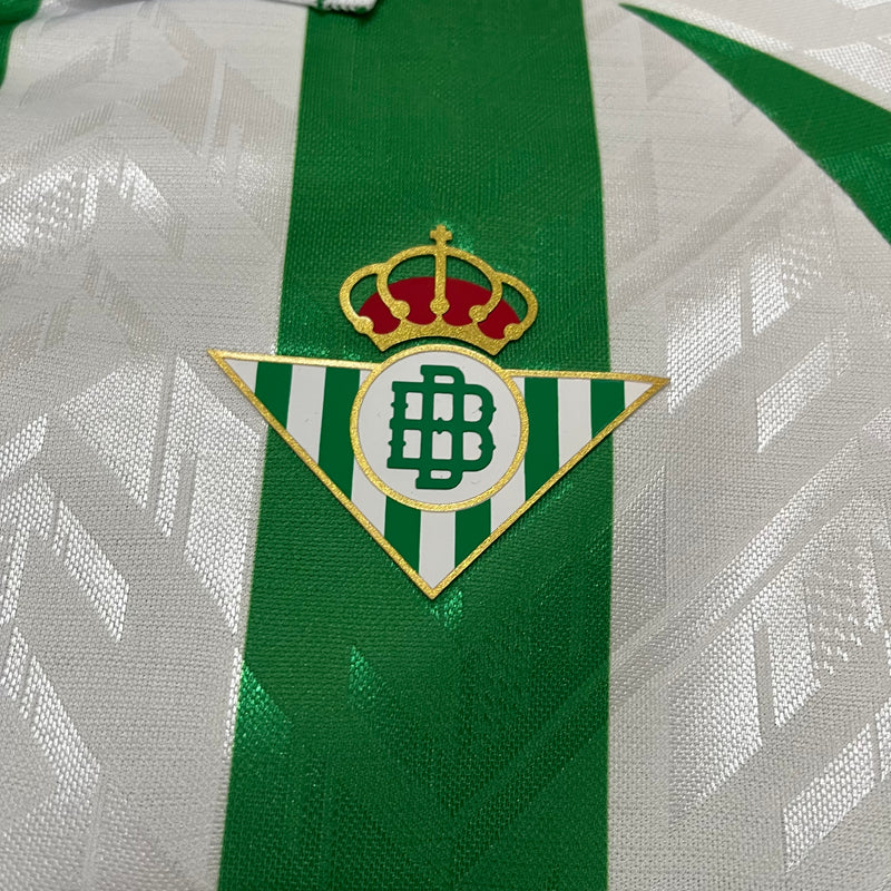 Camisa Real Betis Home 24/245 Torcedor Masculina - Verde e Branco