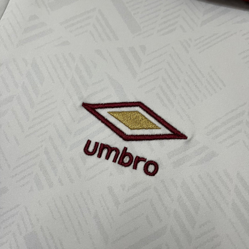Camisa West Ham Away 24/25 s/n° Torcedor Umbro Masculina - Branca