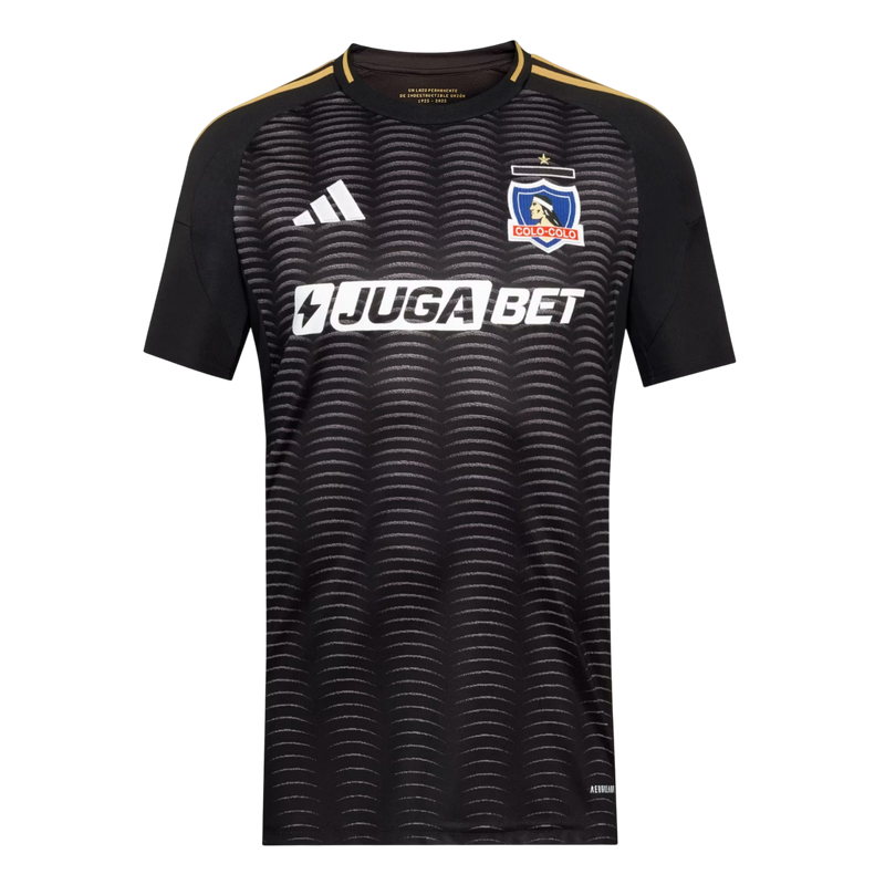 Camisa Colo-Colo Away 25/26 Torcedor Adidas Masculina - Preta