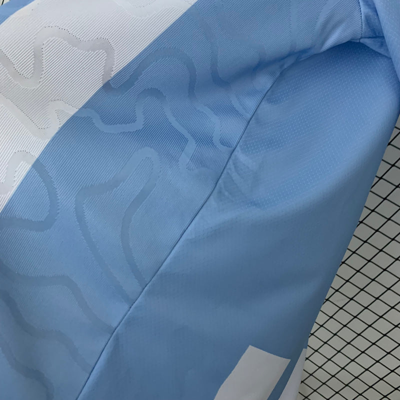 Camisa Paysandu Home 25/26 Torcedor Lobo Masculina - Azul e Branca