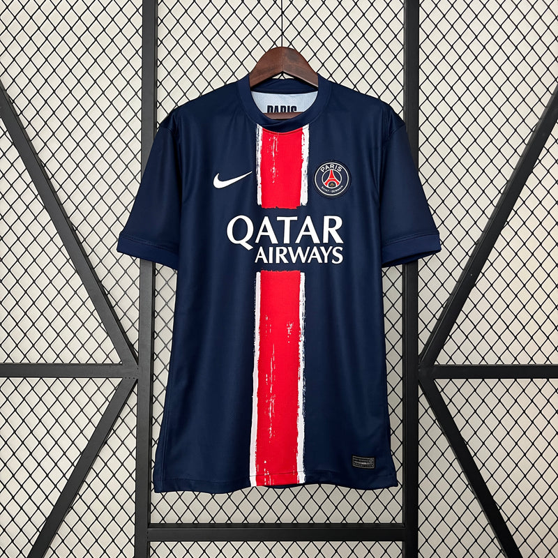 Camisa PSG Home 24/25 s/n° Torcedor Masculina - Azul
