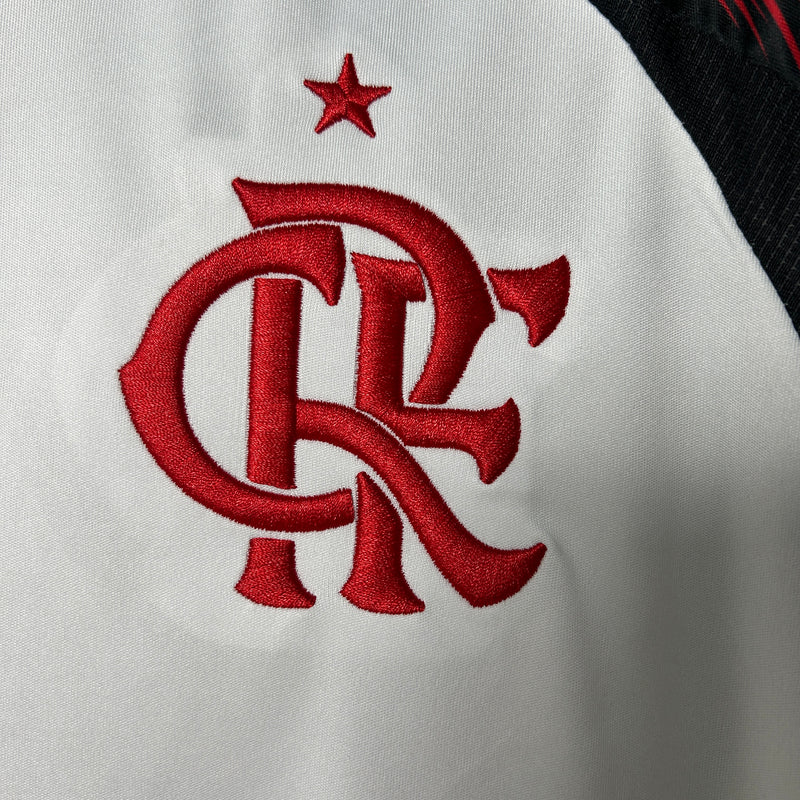 Camisa Flamengo Away 25/26 s/n° Torcedor Adidas Masculina - Branca