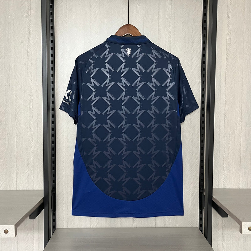 Camisa Manchester United Away 24/25 s/n° Torcedor Adidas Masculina - Azul