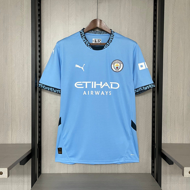 Camisa Manchester City Home 24/25 Torcedor Puma Masculina - Azul Claro