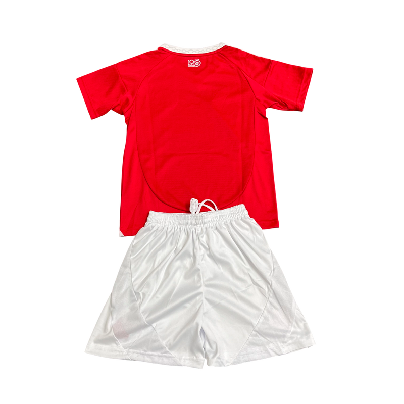 Conjunto Infantil Internacional Home 25/26 Adidas - Vermelha