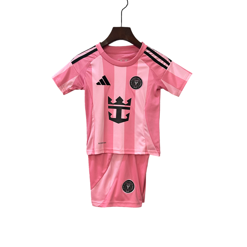 Conjunto Infantil Inter Miami Home 25/26 Adidas - Rosa