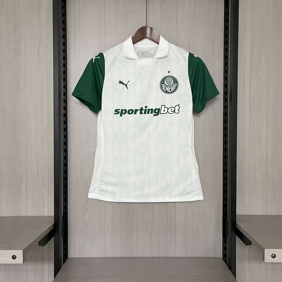 Camisa do Palmeiras Away 25/26 Torcedor Puma Feminina - Branca