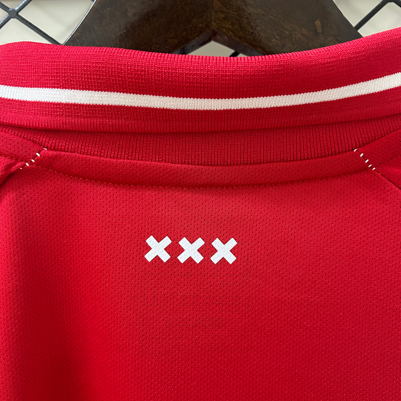 Camisa Ajax Home 24/25 Torcedor Adidas Masculina - Branca
