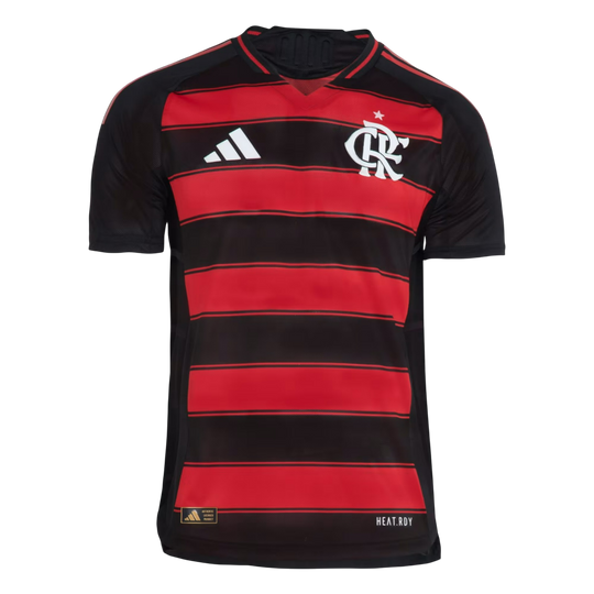 Camisa Flamengo Home 25/26 Jogador Adidas Masculina - Vermelha e Preta