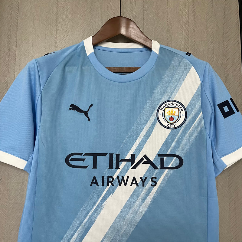 Camisa Manchester City Home 25/26 Torcedor Puma Masculina - Azul Claro