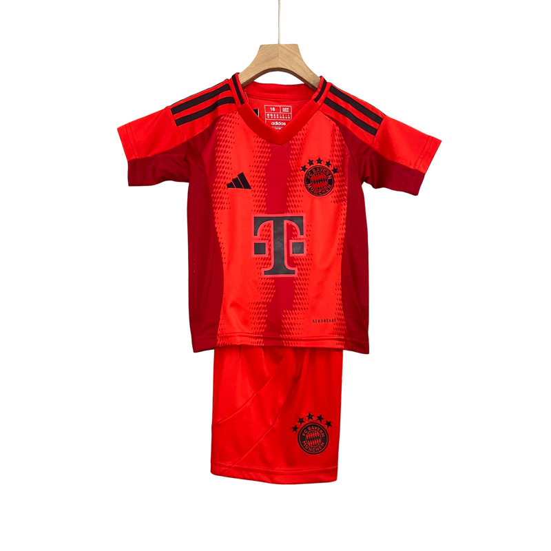 Conjunto Infantil Bayern de Munique Home 24/25 Adidas - Vermelha
