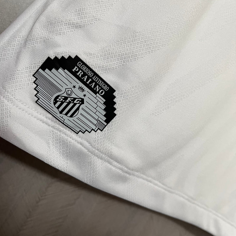 Camisa Santos Home 25/26 Torcedor Umbro Masculina - Branca