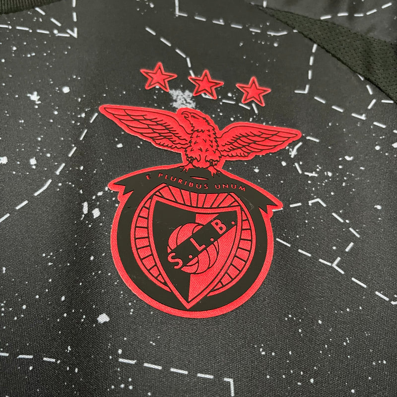 Camisa Benfica Away 24/25 Torcedor Adidas Masculina - Preta