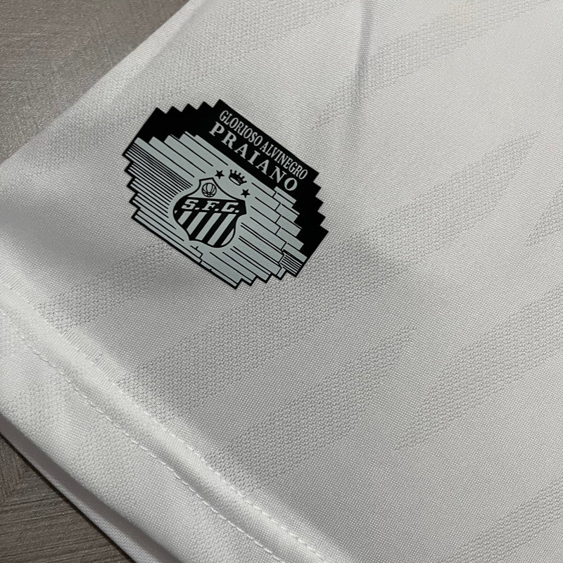 Camisa Santos Home 25/26 Torcedor Umbro Feminina - Branca