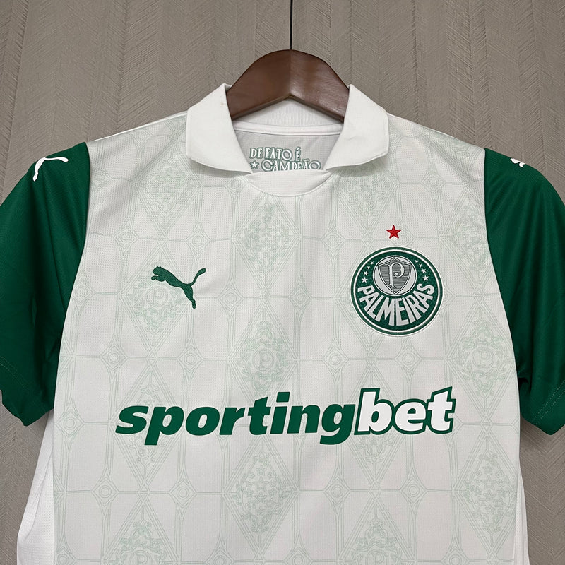 Camisa do Palmeiras Away 25/26 Torcedor Puma Feminina - Branca