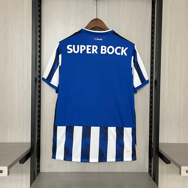 Camisa Porto Home 24/25 Torcedor New Balance Masculina - Azul