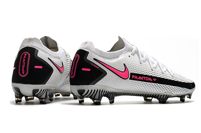 Chuteira Campo Nike Phantom GT Elite FG White/Pink - Low