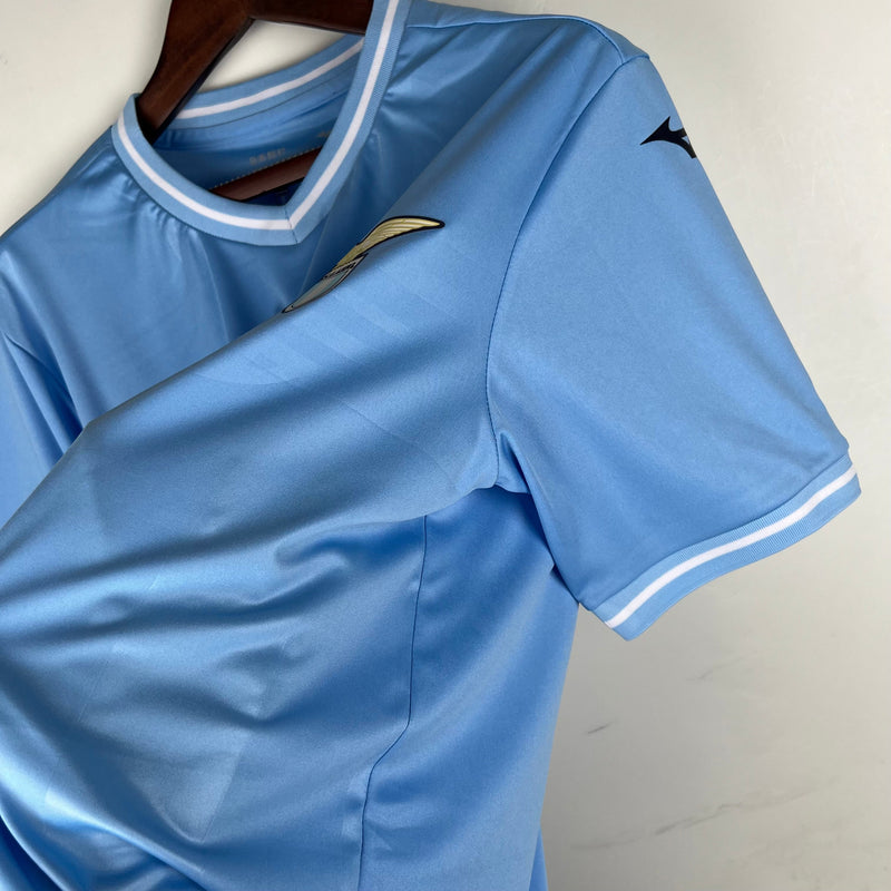 Camisa Lazio I 23/24 Mizuno - Azul