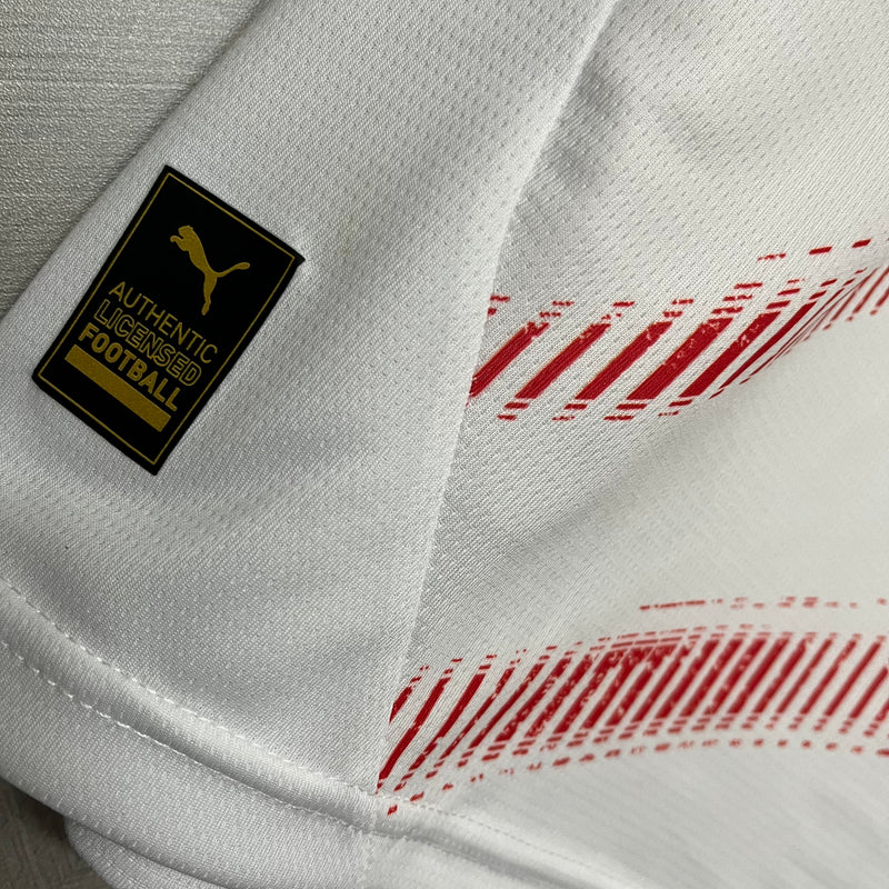 Camisa RB Leipzig Home 24/25 Torcedor Puma Masculino - Branca
