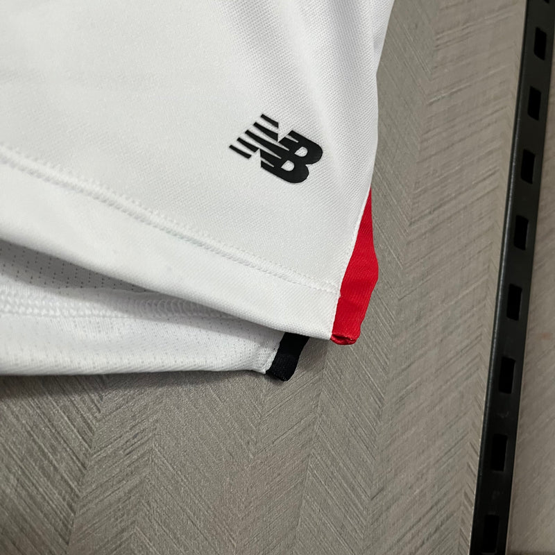 Camisa São Paulo Home 25/26 Torcedor New Balance Feminina - Branca