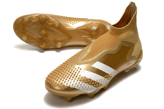 Chuteira Campo Adidas Predator Mutator FG + Orange - Cano Alto