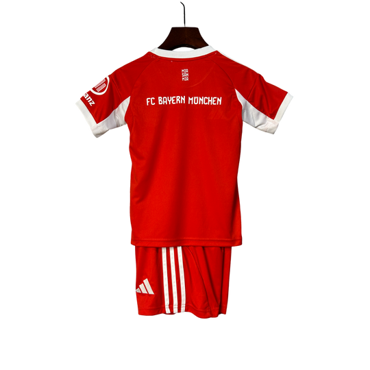 Conjunto Infantil Bayern de Munique Home 25/26 Adidas - Vermelha