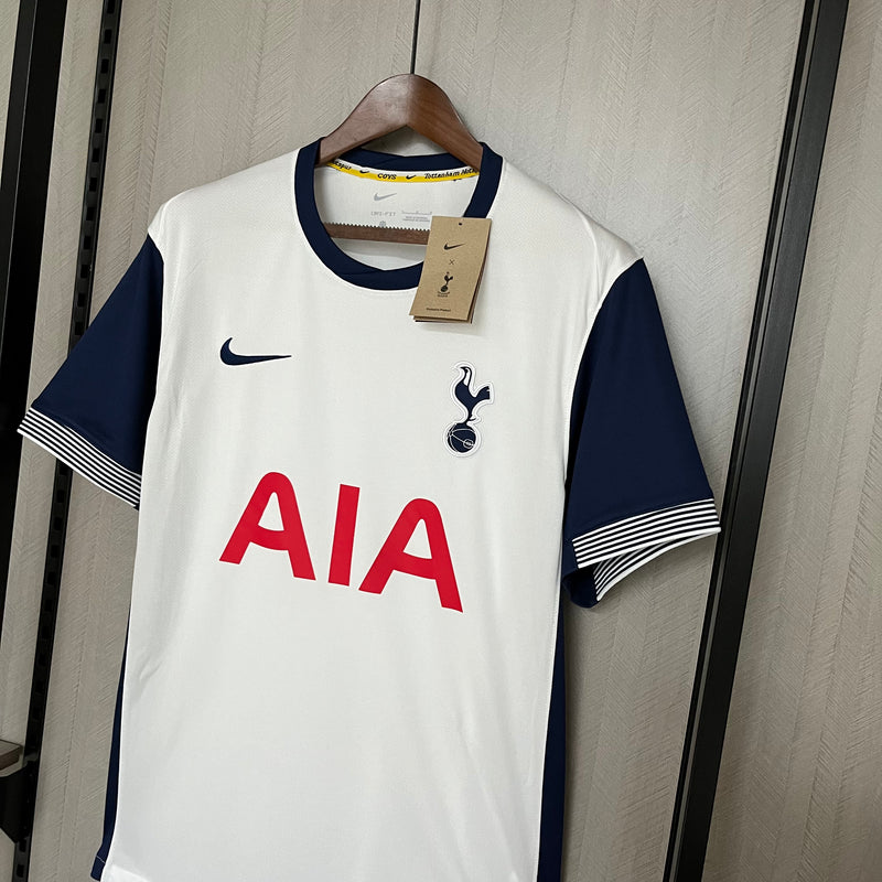 Camisa Tottenham Home 24/25 Torcedor Nike Masculino - Branca e Azul