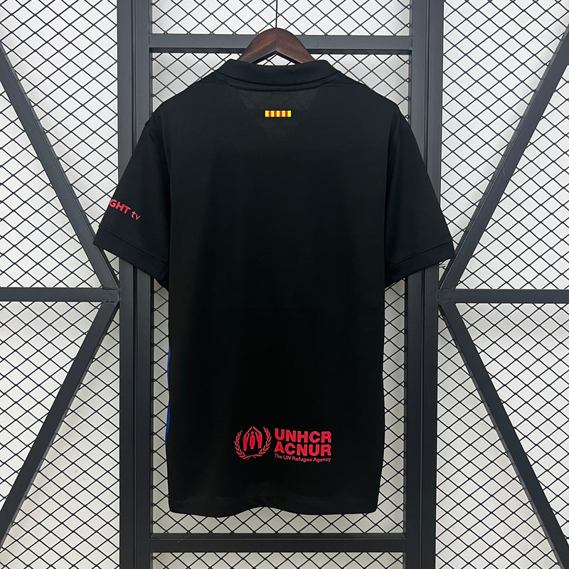 Camisa Barcelona Edição Especial Travis Scott 24/25 Torcedor Nike Masculina - Preta