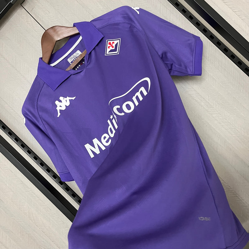 Camisa Fiorentina Home 24/25 Torcedor Kappa Masculino - Roxo