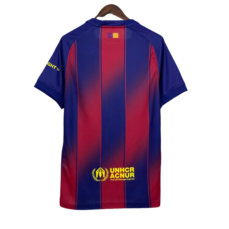 Camisa Barcelona Home 25/26 s/n° Torcedor Nike Masculina - Azul e Grená