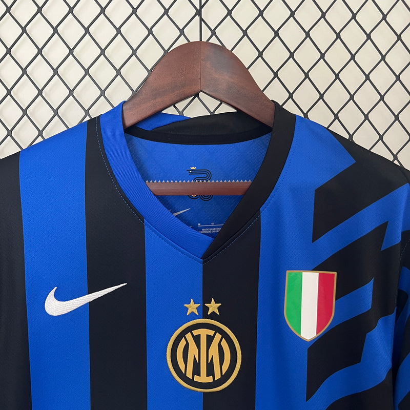Inter Milan Home Shirt 24/25 - Men's Nike - Blue and Black