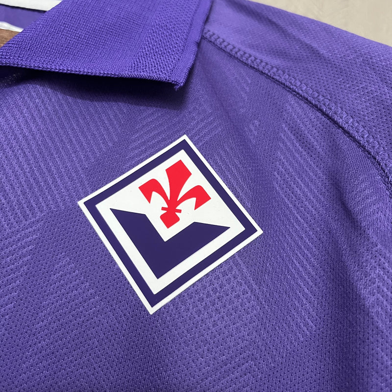 Camisa Fiorentina Home 24/25 Torcedor Kappa Masculino - Roxo