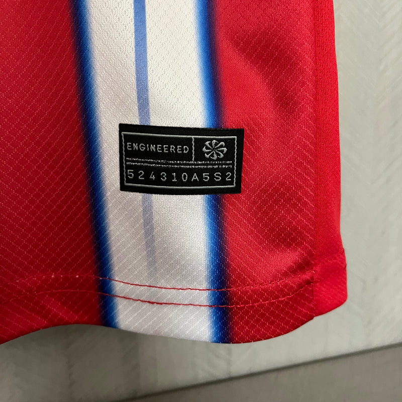 Conjunto Infantil Atlético De Madrid Home 24/25 Nike - Azul e Vermelho