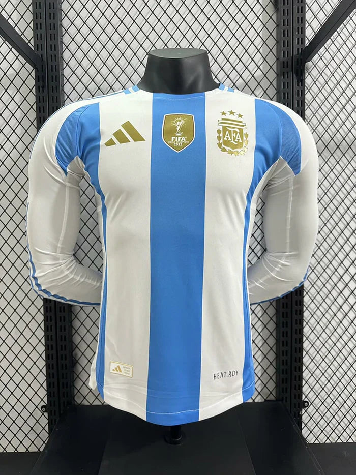 Camisa Argentina 24/25 Versão Jogador (+Patch) - Manga Longa