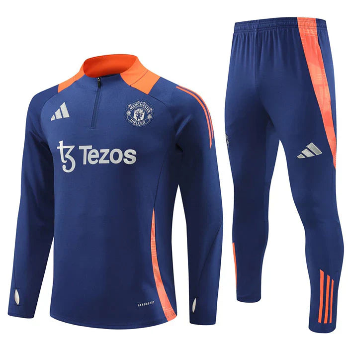 Conjunto Treino Manchester United 24/25 - Azul