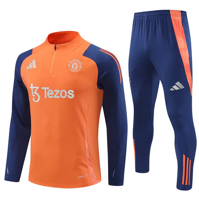 Conjunto Treino Manchester United 24/25 - Laranja