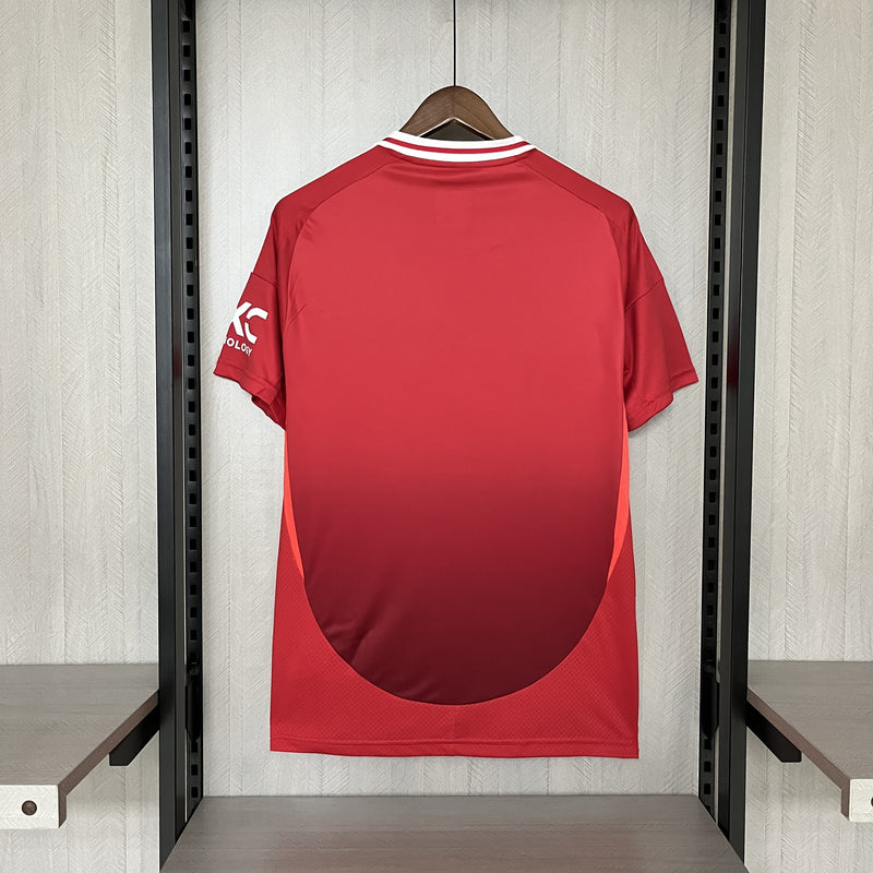Camisa Manchester United Home 24/25 s/n° Torcedor Adidas Masculina - Vermelha