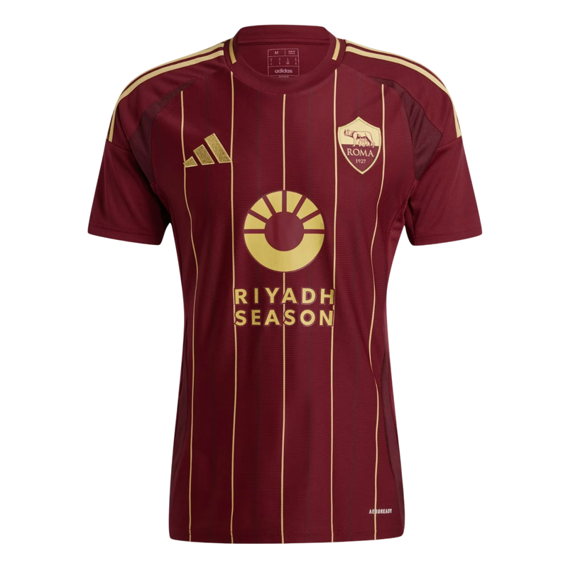Camisa AS Roma Home 24/25 Torcedor Adidas Masculina - Vermelha