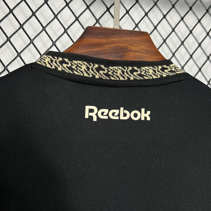 Camisa Botafogo Away 24/25 s/n° Torcedor Reebok Masculina - Preta e Dourada