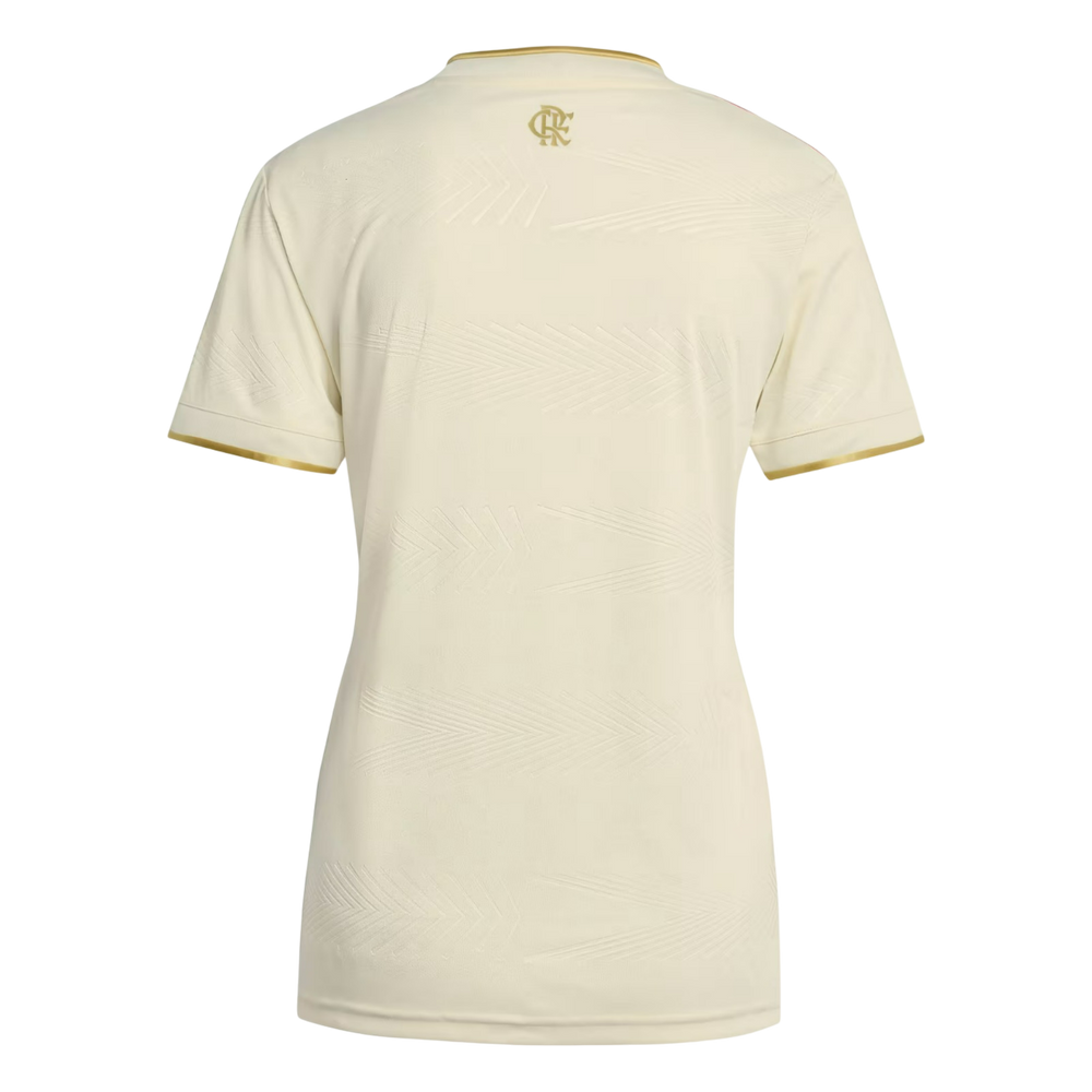 Camisa Flamengo Third 25/26 s/n° Torcedor Adidas Feminina - Creme