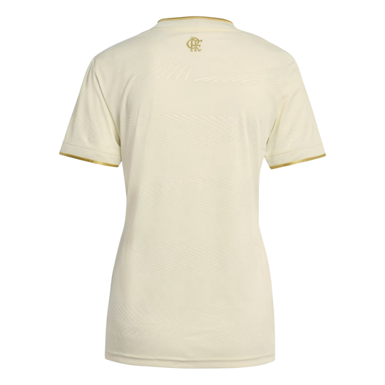 Camisa Flamengo Third 25/26 s/n° Torcedor Adidas Feminina - Creme
