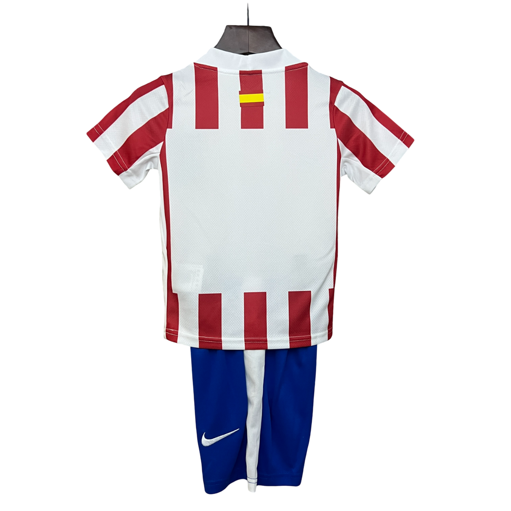 Conjunto Infantil Atlético De Madrid Home 25/26 Nike - Azul e Vermelho