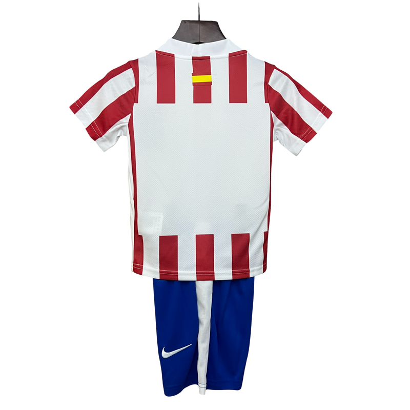 Conjunto Infantil Atlético De Madrid Home 25/26 Nike - Azul e Vermelho